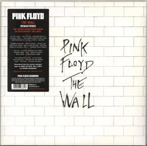 Buy Direct Pink Floyd The Wall - Remastered 180 Gram - Sealed UK2-LP vinyl record set (Double LP Album) (700342)