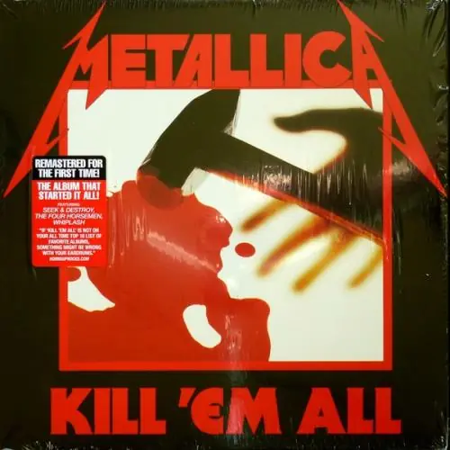 Metallica Kill 'Em All - Remastered - Sealed USvinyl LP album (LP record) (778982) Express Delivery