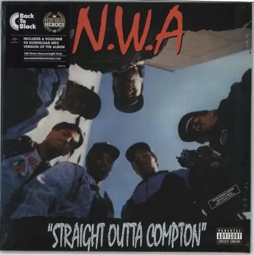 N.W.A. Straight Outta Compton - 180 Gram Black Vinyl - Hip-Hop Heroes Hype Sticker - Sealed UKvinyl LP album (LP record) (774579) Low Price
