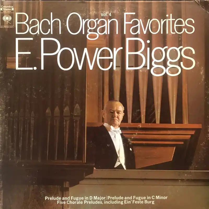 Bach Organ Favorites E. Power Biggs Vol.4 Mega Sale