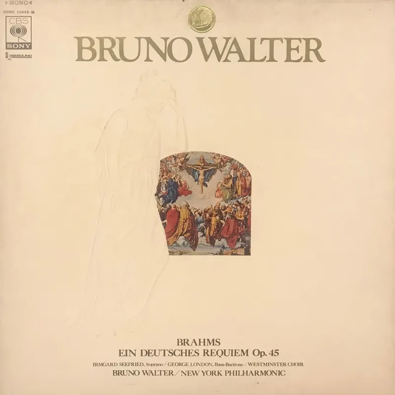 Bruno Walter Brahms ein deutsches Requiem Op.45 Original
