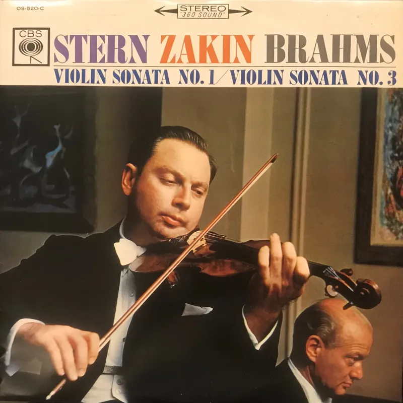 Stern Zakin Brahams Violin Sonata No.1/ Violin Sonata No.3 Fast Shipping