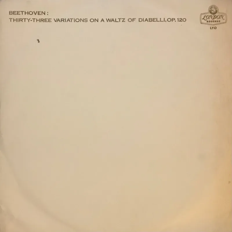 Get Yours Beethoven: Thirty- Three varatoins on Waltz of Diabelle,Op.120