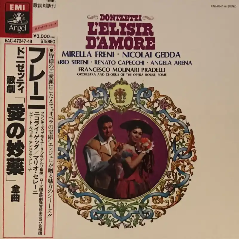 L’elisir D’amore- Mirella Freni. Nicolai Gedda Mario Sereni. Renato Capecchi. Angela Arena(Box Set No.36) Secure Checkout