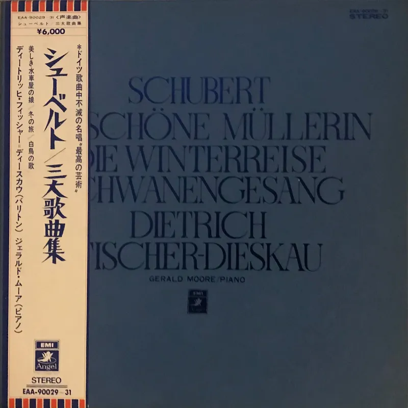 New Release Schubert Die Schöne Müllerin Die Winterreise Schwanengesang Dietrich Fischer- Dieskau(Box Set No.32)