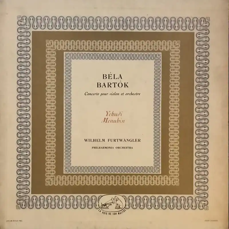 Béla Bartok Concerto Pour Violin EtOrchestre Genuine