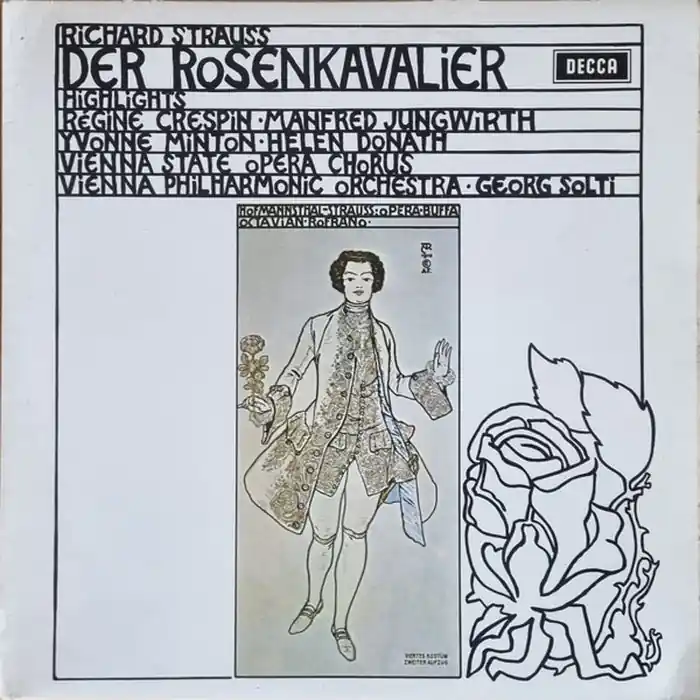 Time-Limited Richard Strauss, Georg Solti, Régine Crespin, Manfred Jungwirth – Der Rosenkavalier - Highlights (VG+/VG+)