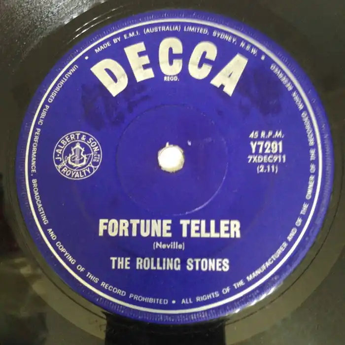 Deal The Rolling Stones – Fortune Teller / Sad Day (VG+/Generic)