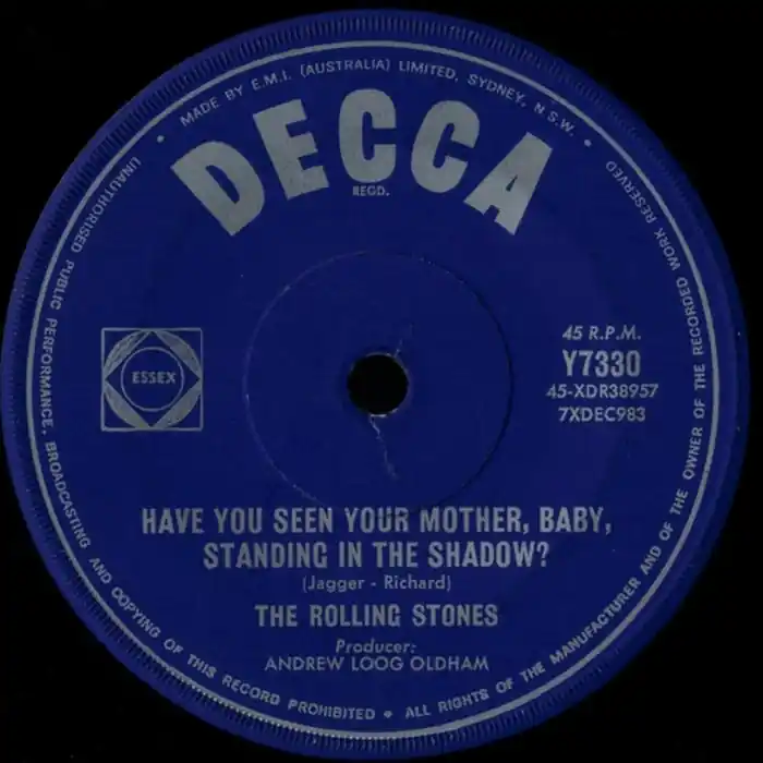 The Rolling Stones – Have You Seen Your Mother, Baby, Standing In The Shadow? / Who's Driving Your Plane (VG+/Generic) New Release