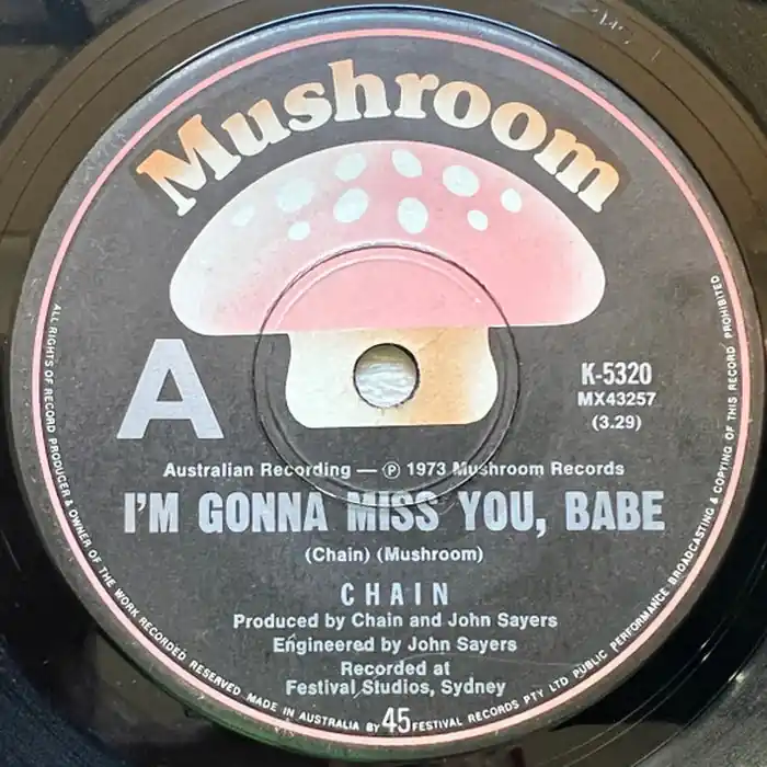 Chain – I'm Gonna Miss You, Babe (VG+/Generic) Modern