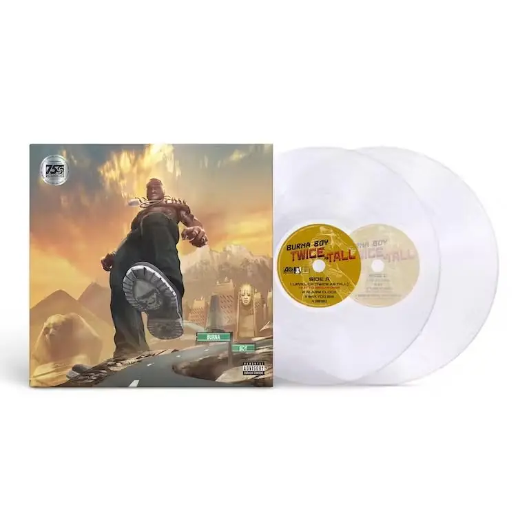 Factory Price Burna Boy | Twice As Tall [Explicit Content] (140 Gram Vinyl, Clear Vinyl) (2 Lp's) | Vinyl