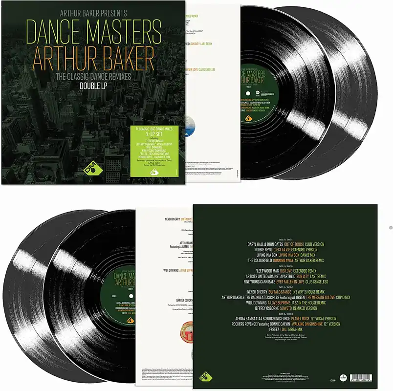 Arthur Baker Presents Dance Masters Limited Vinyl 2LP Set Best Choice