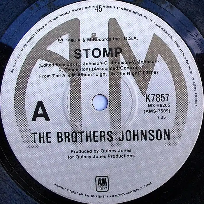 Brothers Johnson – Stomp (Edited Version) (E/Generic) Free Delivery