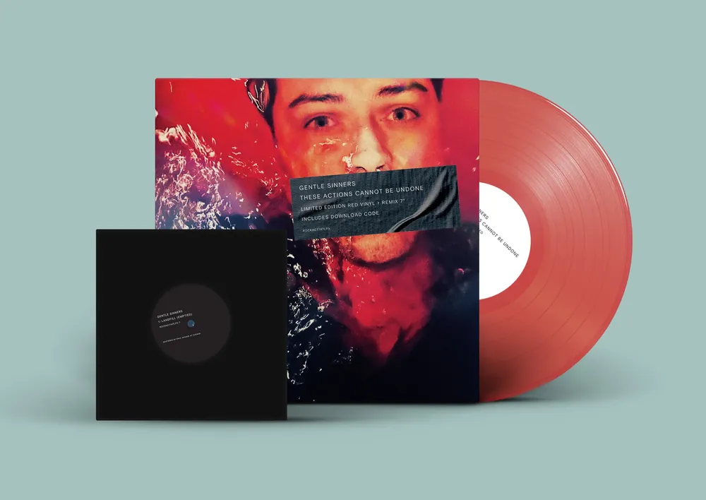 Bargain GENTLE SINNERS THESE ACTIONS CANNOT BE UNDONE (DELUXE INDIE EXCLUSIVE RED VINYL) (BONUS 7 INCH) - LP