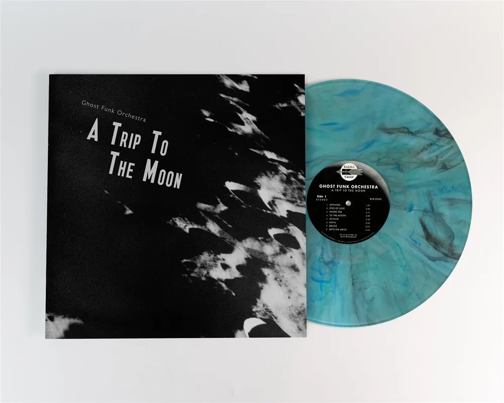 GHOST FUNK ORCHESTRA A TRIP TO THE MOON (SEAGLASS WITH BLACK SWIRL VINYL) - LP Hot Picks