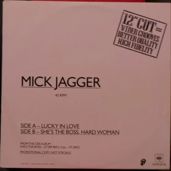Holiday Sale Mick Jagger – Lucky In Love (VG+/VG+)