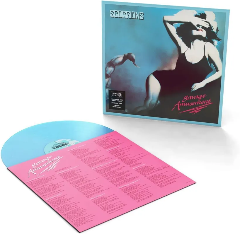 Savage Amusement Limited Transparent Curacao Vinyl LP Express Delivery