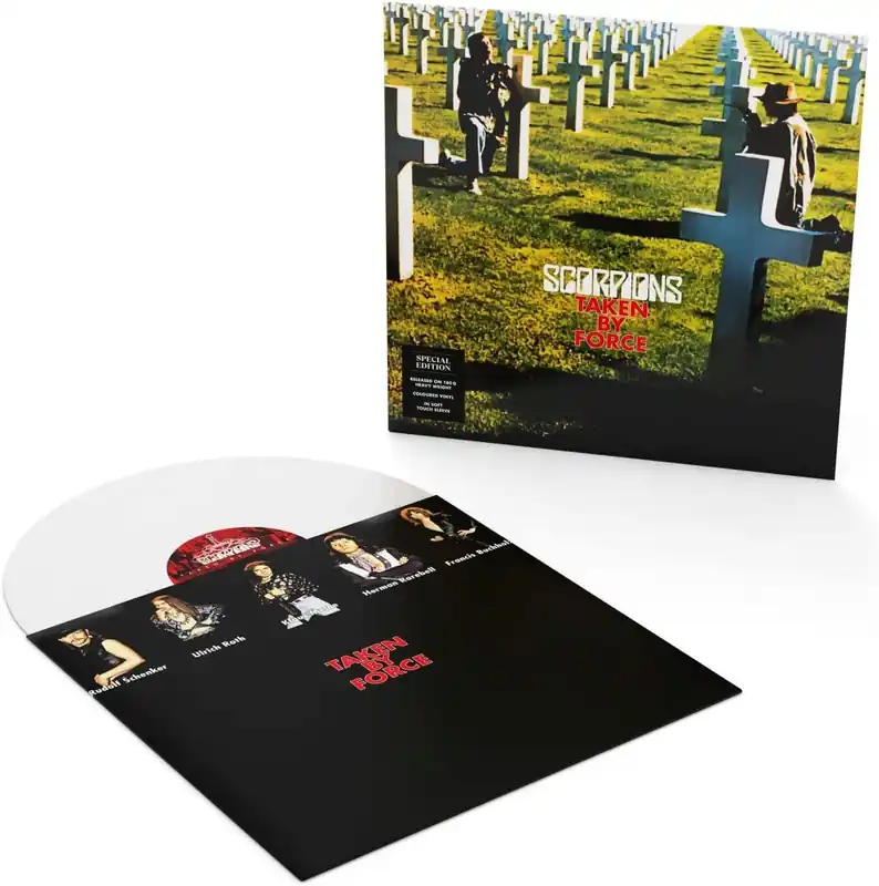 Taken By Force Limited White Vinyl LP Genuine