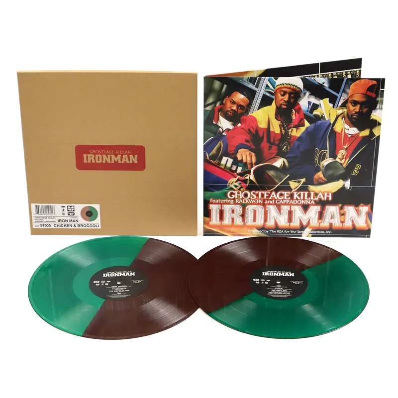 Sale GHOSTFACE KILLAH IRONMAN (CHICKEN & BROCCOLI COLORED VINYL) - LP