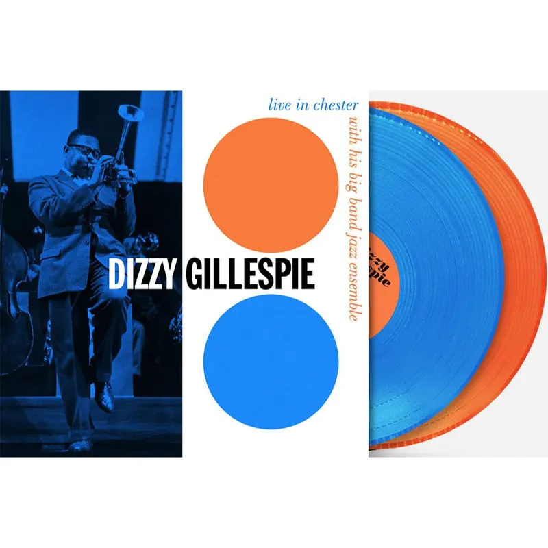 Exclusive Offer GILLESPIE,DIZZY LIVE IN CHESTER 1957 (ORANGE & BLUE SWIRL VINYL RSD ESSENTIAL) - LP