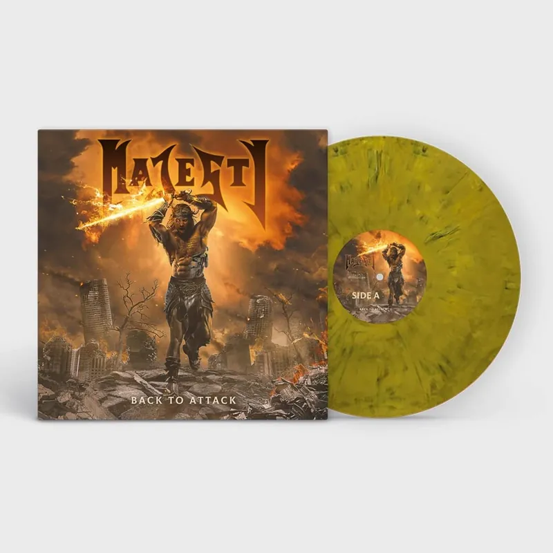 Factory Price Back To Attack Limited Orange/White Marbled Vinyl LP