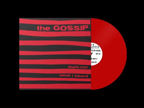 GOSSIP THAT'S NOT WHAT I HEARD (RED APPLE) - LP Price Cut
