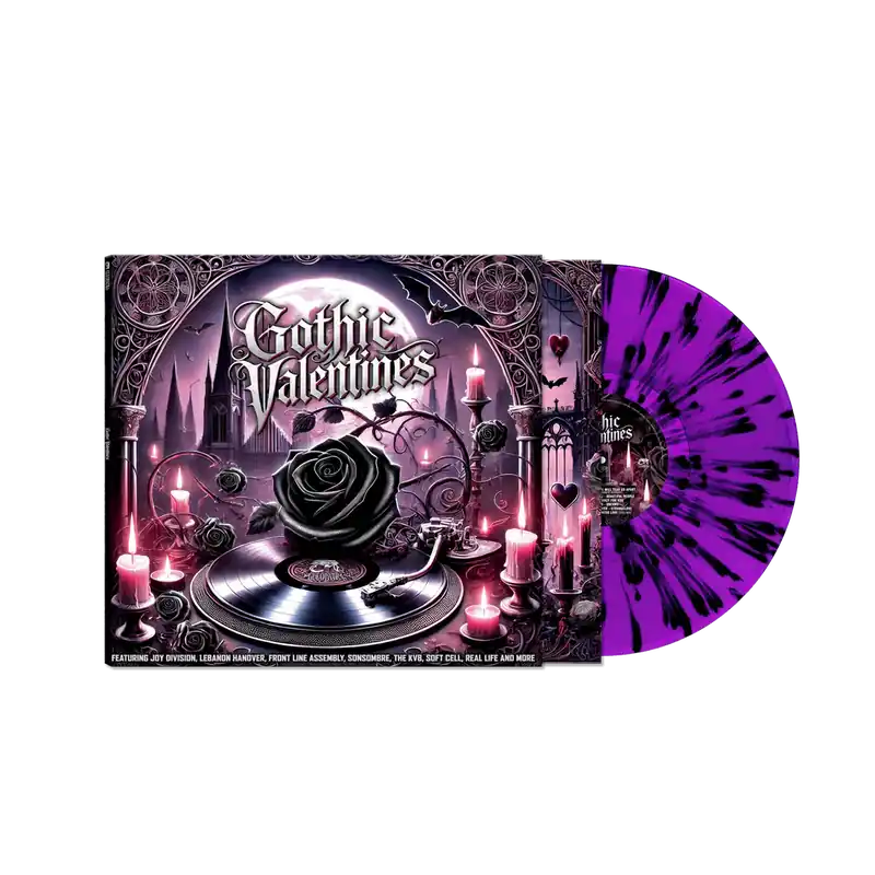 GOTHIC VALENTINES VARIOUS (PURPLE/BLACK SPLATTER) - LP Viral