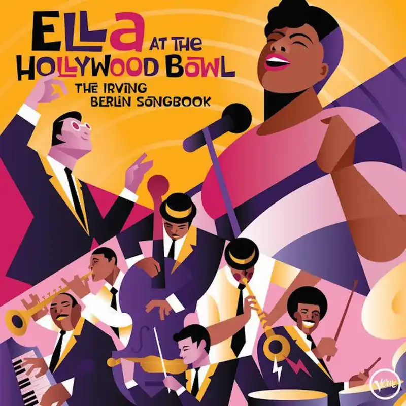 Grab Now Ella Fitzgerald | Ella At The Hollywood Bowl: The Irving Berlin Songbook (1958) (Gold Vinyl) [Import] | Vinyl