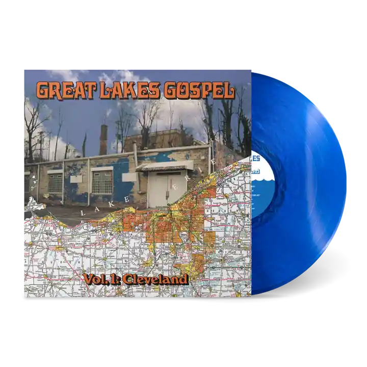 GREAT LAKES GOSPEL: CLEVELAND VARIOUS (CLEAR BLUE WAVE) - LP Last Chance