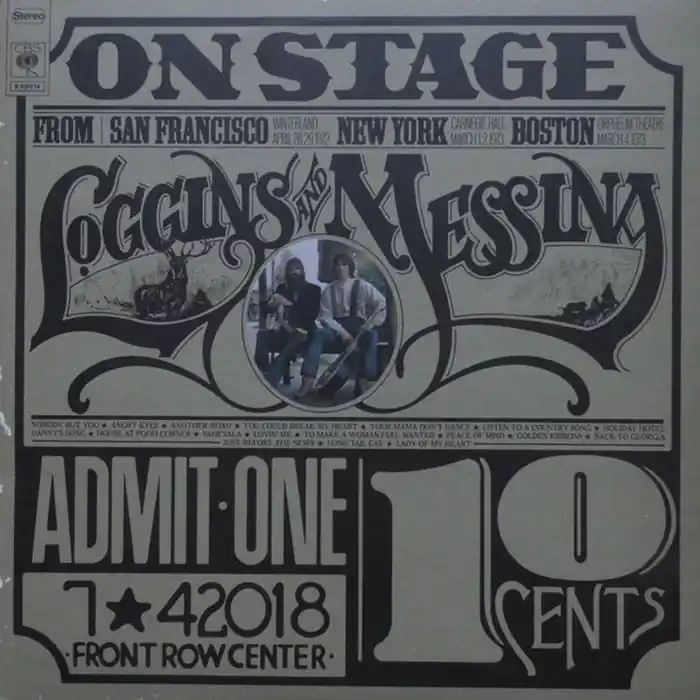Loggins And Messina – On Stage (2xLP) (E/VG+) Exclusive