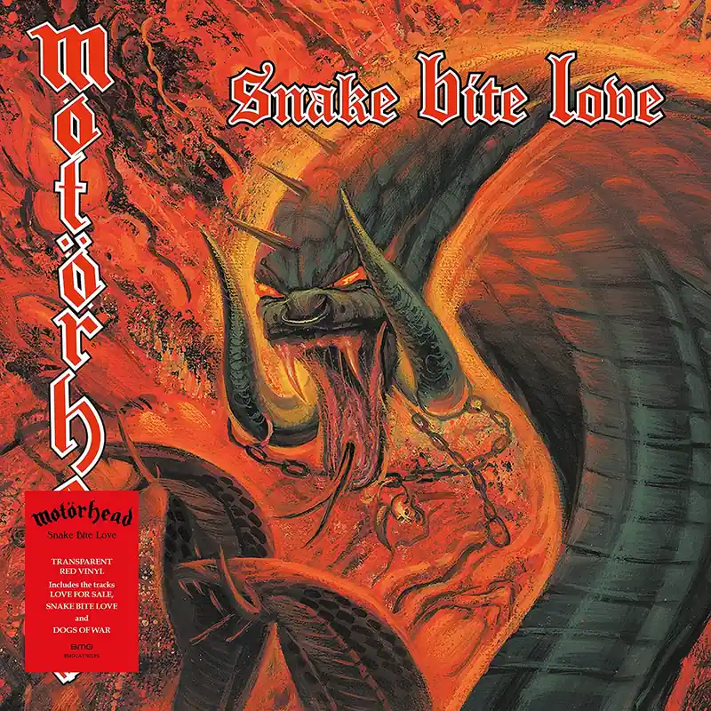 Snake Bite Love Limited Transparent Red Vinyl LP Premium