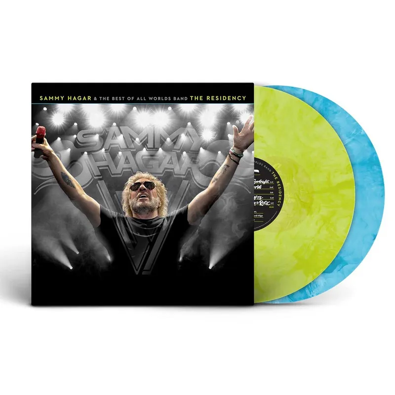HAGAR,SAMMY SAMMY HAGAR & THE BEST OF ALL WORLDS BAND: THE RESIDENCY (AMPLIFIED LIME/REVERB BLUE VINYL) - LP Buy Direct