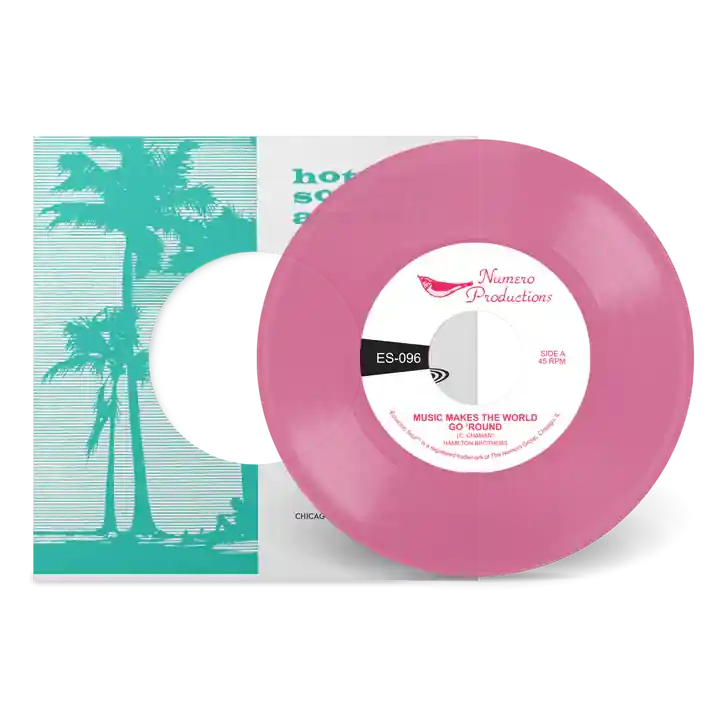 Handmade HAMILTON BROTHERS MUSIC MAKES THE WORLD GO ROUND (CLEAR PINK) - 7"