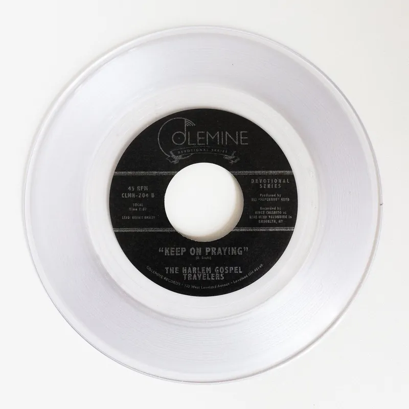 HARLEM GOSPEL TRAVELERS FIGHT ON (CLEAR VINYL) - 7" Final Sale