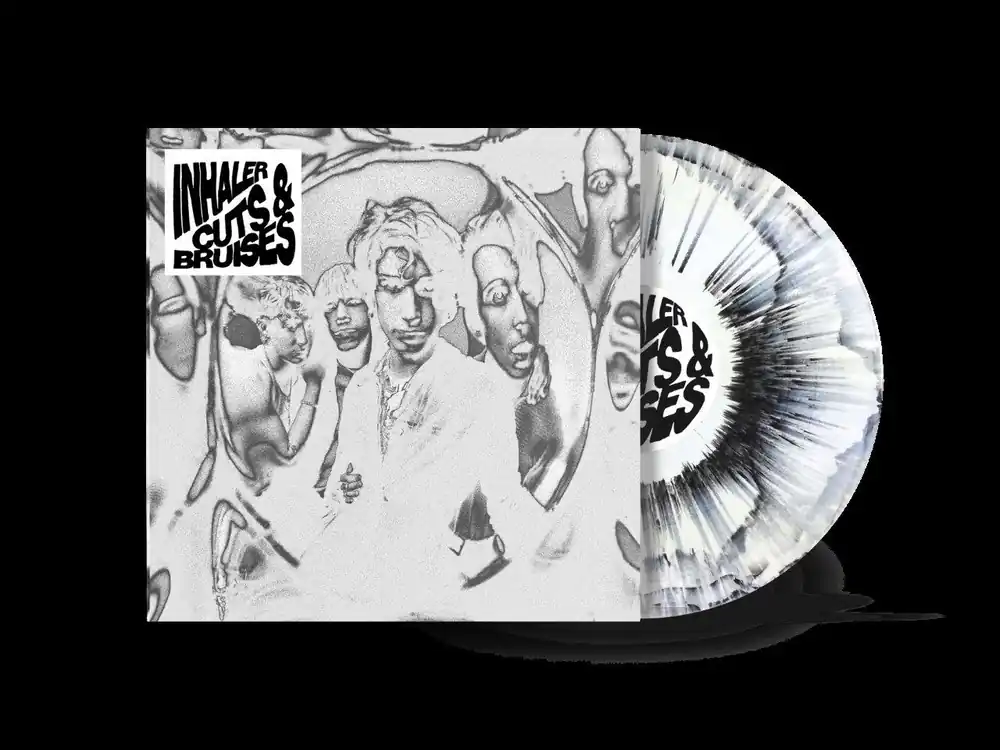Cuts & Bruises Limited White/Black Splattered Vinyl LP New Arrival