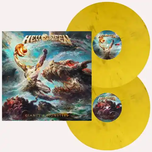 Popular HELLOWEEN GIANTS & MONSTERS (INDIE EXCLUSIVE SUNLIGHT YELLOW MARBLED) - LP