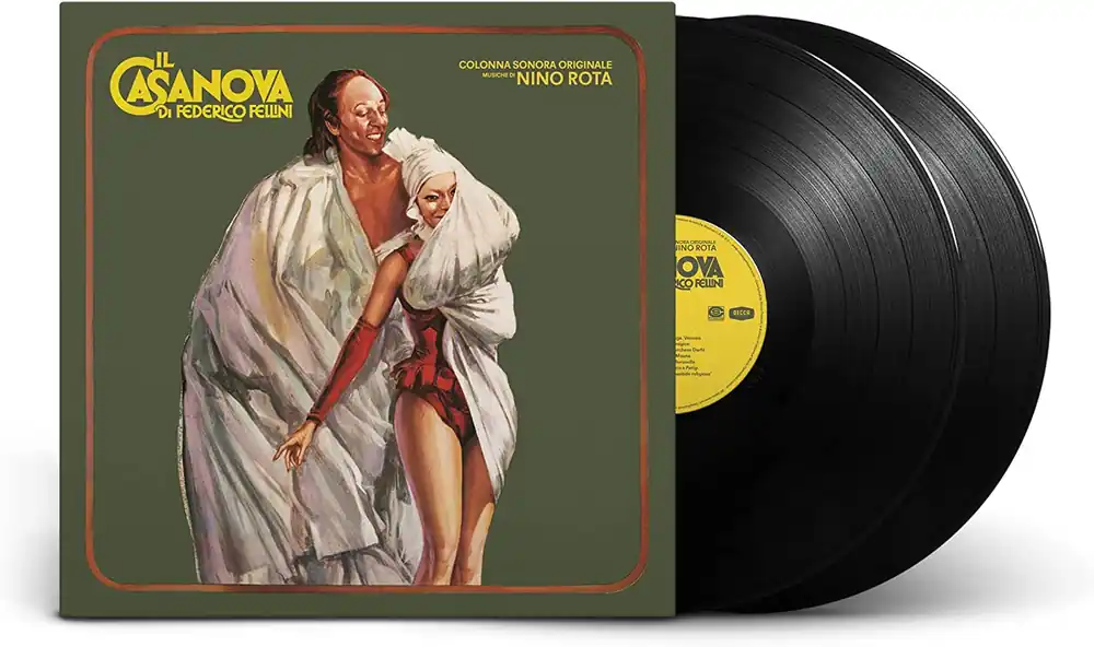 IL CASANOVA DI FEDERICO FELLINI Limited Vinyl 2LP Set Express Delivery