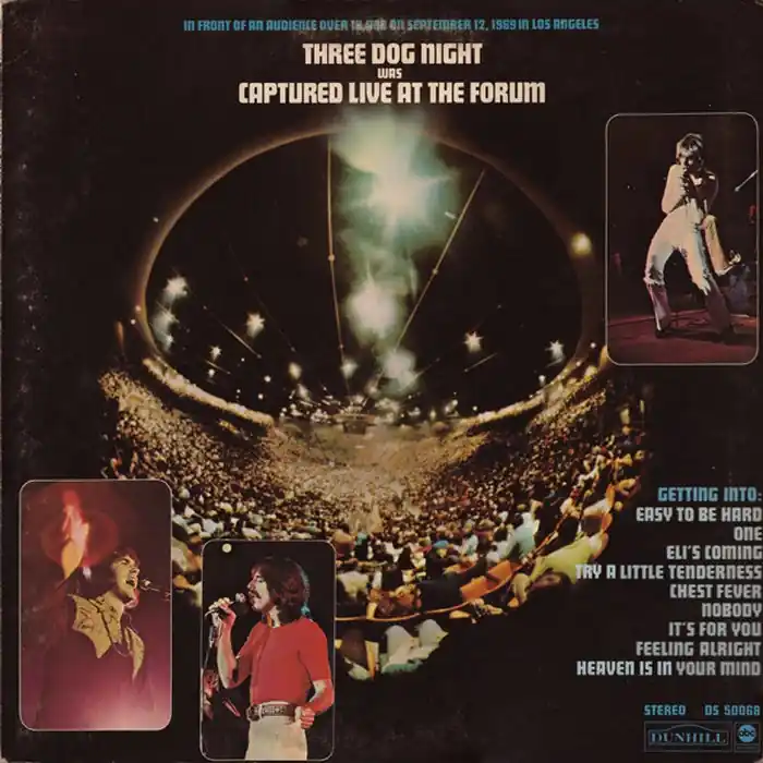 Cheap Three Dog Night – Captured Live At The Forum (VG+/VG+)