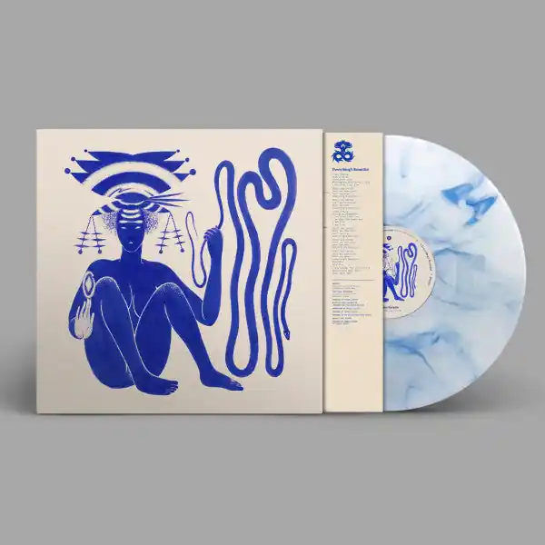 Hot Deal HIATUS KAIYOTE LOVE HEART CHEAT CODE (BLUE & WHITE MARBLE INDIE EXCLUSIVE) - LP