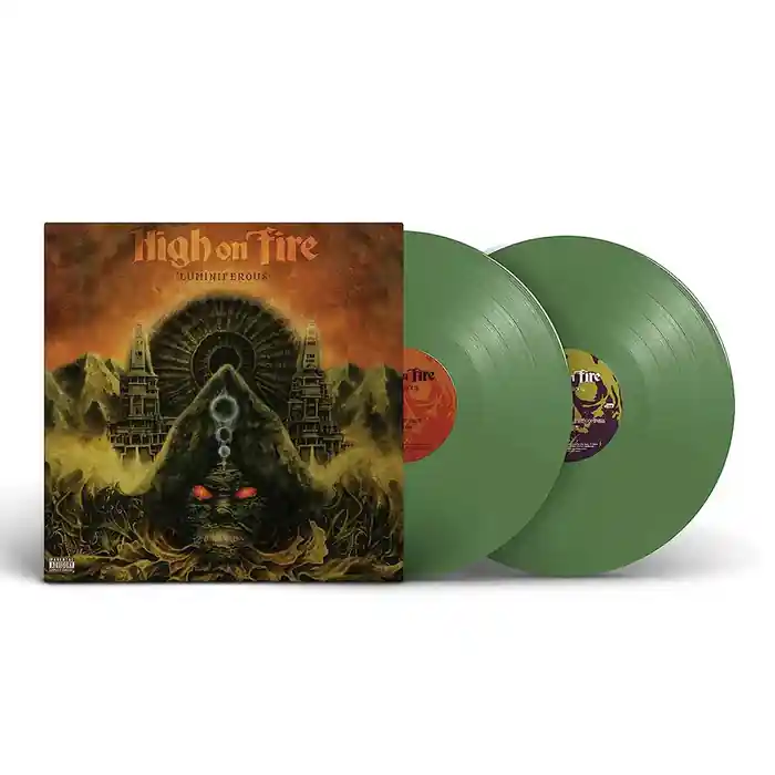 Same Day Shipping HIGH ON FIRE LUMINIFEROUS (OPAQUE OLIVE GREEN) - LP