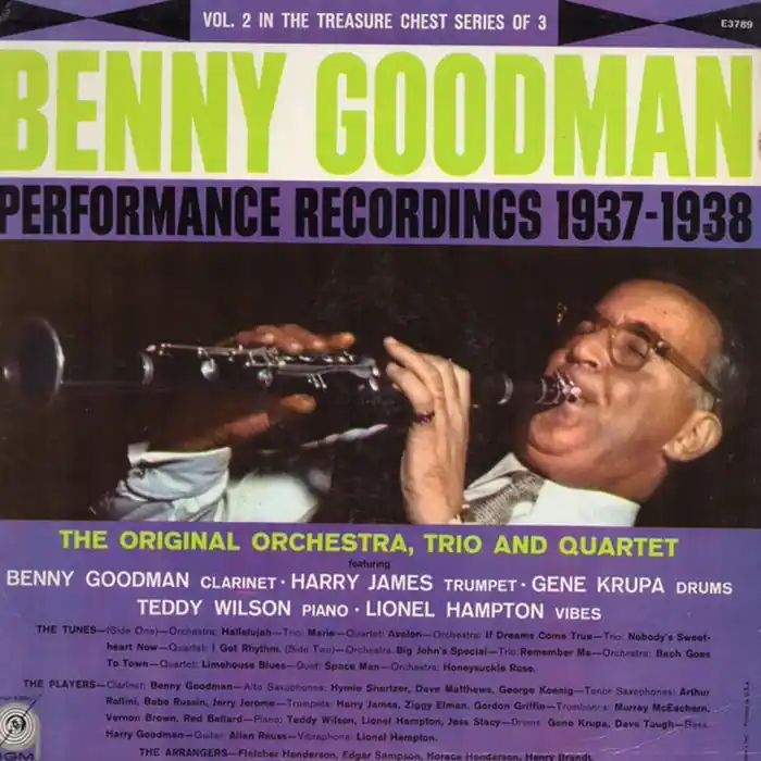 Benny Goodman – Performance Recordings 1937-1938 Volume 2 (VG+/VG+) Top Pick
