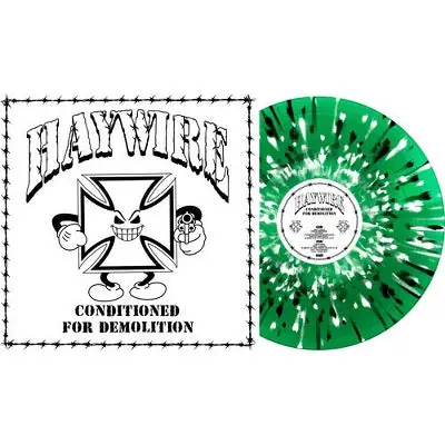 Reduced Price HAYWIRE CONDITIONED FOR DEMOLITION (GREEN W/ BLACK & WHITE SPLATTER) - LP