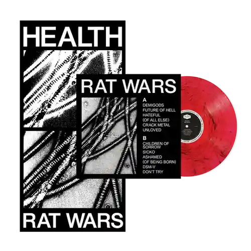 Price Drop HEALTH RAT WARS (RED SMOKE) - LP