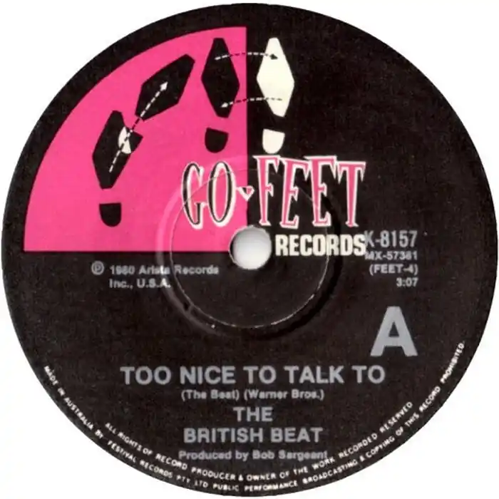 The Beat – Too Nice To Talk To (VG+/Generic) New Release