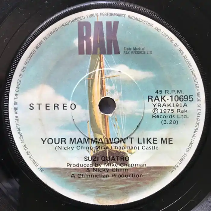 Suzi Quatro – Your Mamma Won't Like Me (VG+/Generic) Final Sale