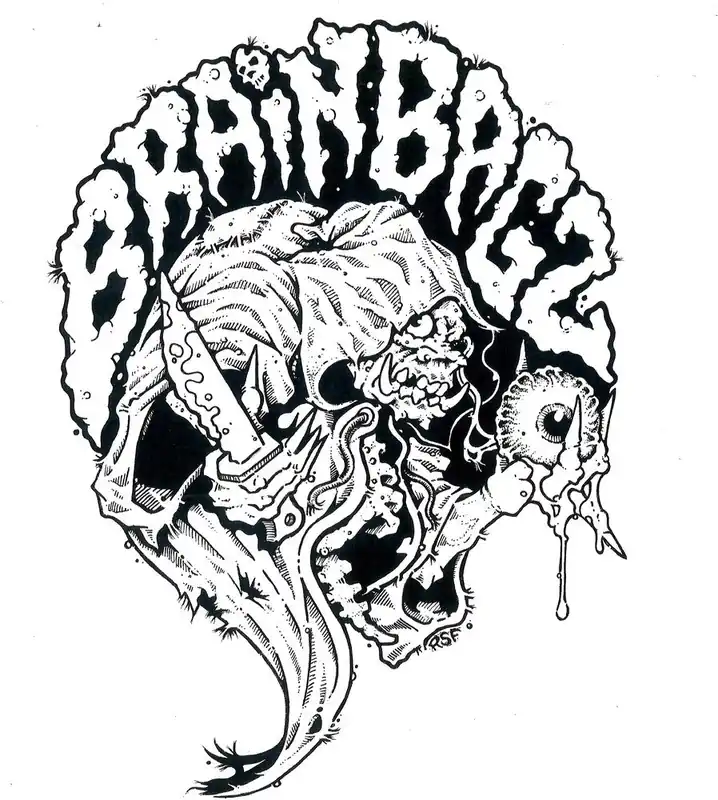 Free Delivery Brain Bagz & Blood Bags - Split (LP)– Josey Records