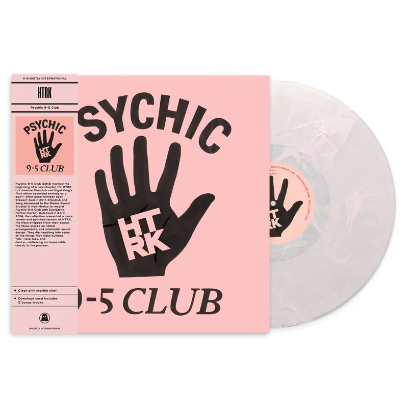Next Day Delivery HTRK PSYCHIC 9-5 CLUB (CLEAR W/ PINK SWIRL) - LP