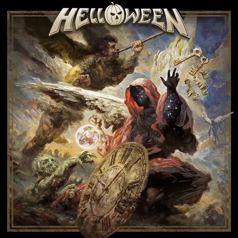 Helloween Limited Transparent/Red/Blue Splattered Vinyl 2LP Set Hot Deal