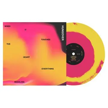 HUNGOVER WHEN IT TOUCHES THE HEART EVERYTHING RESOLVES (CANARY YELLOW/NEON PINK SMASH) - LP No Minimum Order