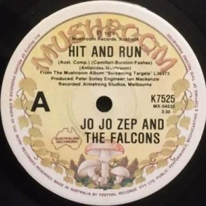 Top Rated Jo Jo Zep and the Falcons – Hit And Run (VG/Generic)